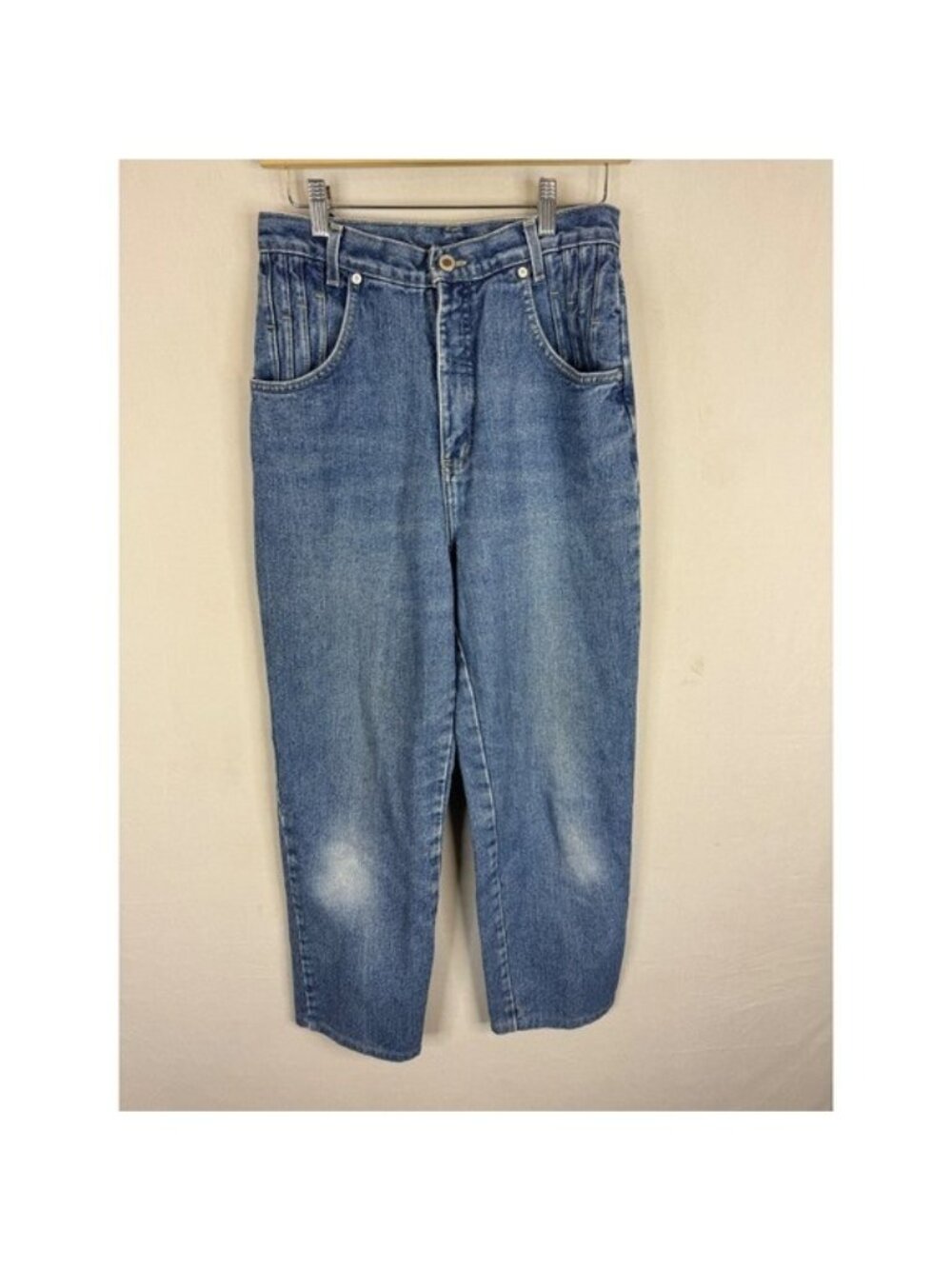 Eldorado Reserve Vintage 90s High Waisted Bareback Tapered Jeans Blue Women 12